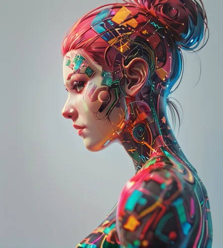 score_9, score_8_up, score_7_up,,
 <lora:Circuit_patternPony:0.8>,
circuitpattern,
1girl,solo,side view,face focus