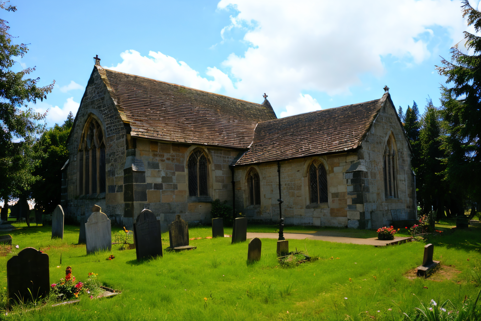 (Realisitc:1.5) EdobOldChurchEngland church cemetery <lora:EdobOldChurchEngland_v1.0:0.8>