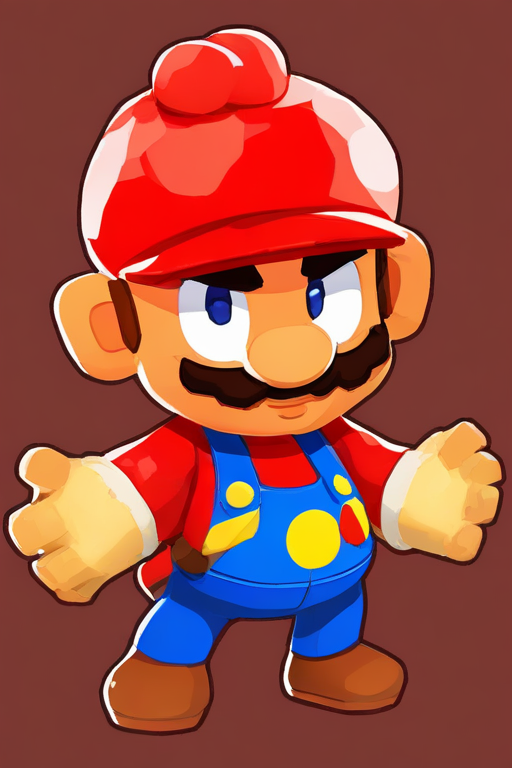 <lora:PE_BTD6Style:1> PEBTD6Style,cartoon,
Super Mario, chubby