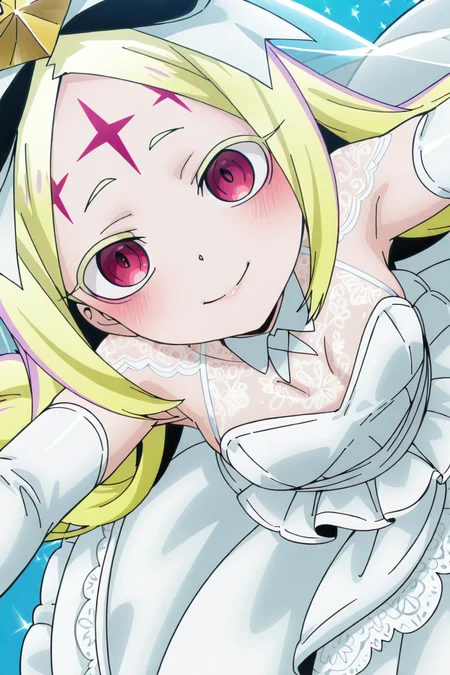 shiny skin, posing,
<lora:mahoako.il:1>,
mahoako,
neroalice,  
(alternative costume, wedding dress, frill, lace, see-through:1.5),
dynamic angle, dynamic pose, seductive smile, suggestive pose,