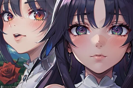 (masterpiece:1.4), 4K8K, (anime style), (high shutterspeed:1.4), (sharp edges),
SyFyEye1,
1woman hands togather, leaning foward, face focus,
wearing Celtic style dress, (Detailed face, Detailed eyes),
any colored roses, Alps in the background,