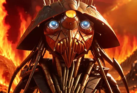 concept-tripod, cinematic, closeup, epic