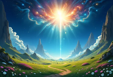 <lora:Flux-XL_Scenery:1>,flux-scenery  natural landscape , glittering, fantastical, whimsical