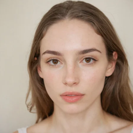 pale++, skinny+, (wide full lips with a distinct cupid's bow). (high arched eyebrows) over (small round brown eyes):1.1, deep set eyes, brown hair,
35mm, (detailed skin, sweat, pores, blemishes++++), kodak portra 400