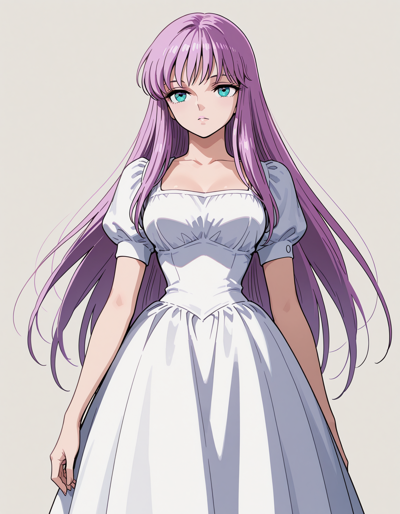 masterpiece,best quality,amazing quality,
<lora:Saori_Kido_LCD_v02_ill:1>,athenakido,<lora:mai_ra_style:2>,mai_ra_style,standing,solo,dress,flat color,