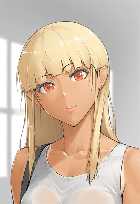 score_9, score_8_up, score_7_up, score_6_up, (haaru),concept art, digital artwork, highly detailed, sharp focus, portrait ,1girl ,
mgqeva, Gyaruu, Tan, Gyaru,blurred background ,