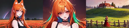 (otherworldly), highly insanely detailed, masterpiece, top quality, best quality, highres, 4k, 8k, RAW photo, (very aesthetic, beautiful and aesthetic), farm, fields, barn, fence, fantfa, <lora:FantasyFarm-10:0.3>,
1girl,
(__lazy-wildcards/char/haircolor__),
(__lazy-wildcards/dataset/background-color__),âââ