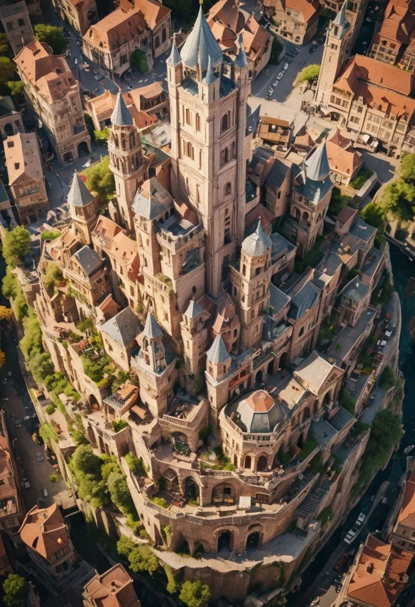 tilt-shift photography, the photo shows urban scenery, Many residents live in a very tall Tower of Babel,
tilt-shift photography of A fairy-tale town,extreme detail,unreal engine,octane render,natural light,halo effects,8k,wallpaper, mayamaze, caveruinsAerial
photograph shot with Canon EOS 90D with Canon EF-S 18-135mm f-3.5-5.6 IS USM,
mayamaze, extremely detailed, clear, hillscastel