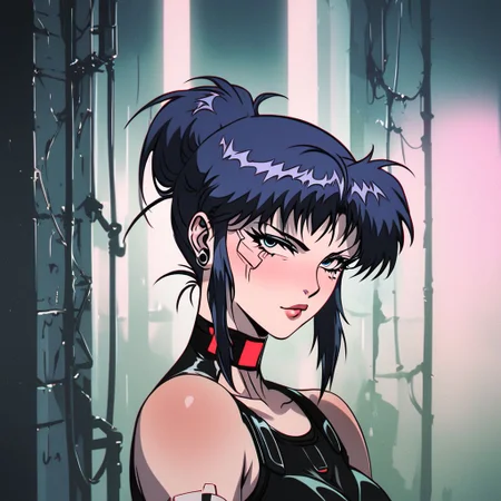 score_9, score_8_up, score_7_up, score_6_up, score_5_up, score_4_up,
BREAK
vintage, 1990s \(style\),
masterpiece, best quality, detailed art, correct anatomy, anime style, (ghost in the shell:1.2) style, (blade runner:1.2) stile, anime girl, girl killer, assassin, future, (cyberpunk:1.5), tokyo, busy street, neon lights in the background, megalopolis, (night:1.5) city, technology, wires