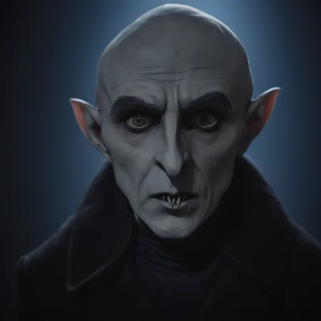 cinematic film still of <lora:Nosferatu:0.8>
an animated Nosferatu character in studio ghibli style, shallow depth of field, vignette, highly detailed, high budget, bokeh, cinemascope, moody, epic, gorgeous, film grain, grainy