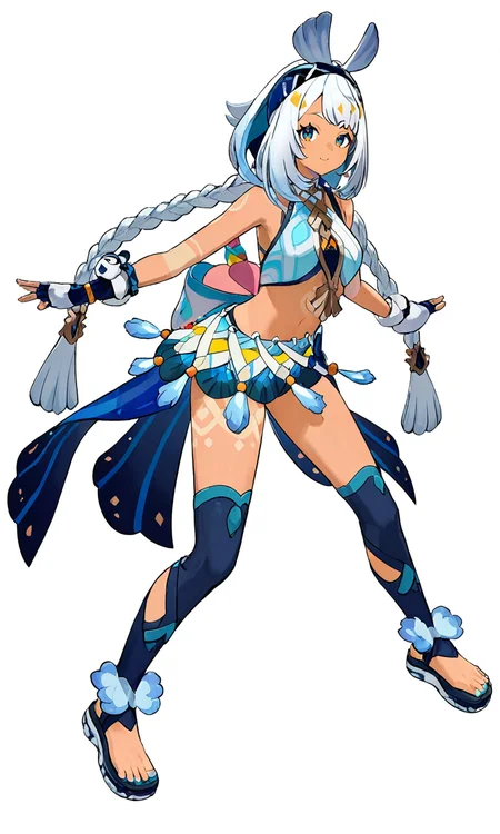 (SDXL | SD1.5) Lora-玛拉妮-Mualani-原神 Genshin Impact-MIHOYO Collection 米家全家桶系列
