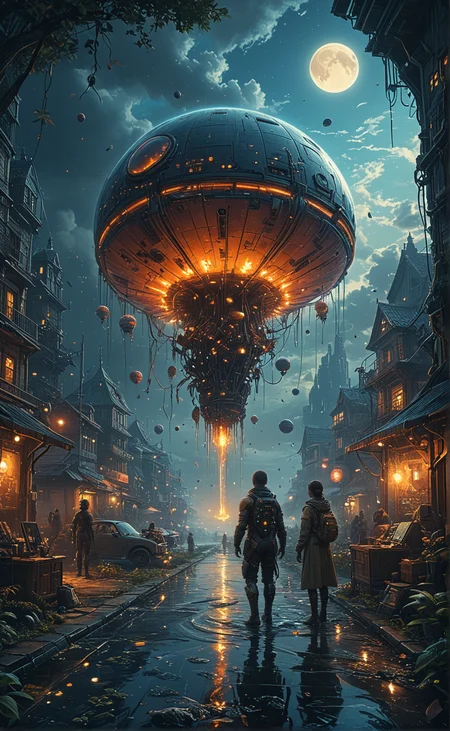 sci-fi style ethereal fantasy concept art of Festive evening, May 1st Labor Day,
Programmers, designers, managers celebrating together,
intricate, 8k highly professionally detailed, HDR, CGsociety, heavenly atmosphere, detailed illustration, hd, digital art, overdetailed art, concept art, complementing colors, trending on artstation, Cgstudio, the most beautiful image ever created, dramatic, subtle details, illustration painting by alphonsn, vibrant colors, 8K, award winning artwork, high quality printing, fine art, gold elements, intricate, epic lighting, very very very very beautiful scenery, 8k resolution, digital painting, sharp focus, professional art, atmospheric environment, art by artgerm and greg rutkowski, by simon st�lenhag, rendered by Beeple, by Makoto Shinkai, syd meade, 8k ultra hd, artstationHD, 3d render, hyper detailed, elegant,
<lora:add-detail-xl:1>
<lora:aidmaMJ6.1_v0.5_2:0.7> aidmamj6,
<lora:SDXLFaeTastic2400:0.15>,
<lora:tbh129-sdxl:0.2> style of Michael Cheval,
brave light . magnificent, celestial, ethereal, painterly, epic, majestic, magical, fantasy art, cover art, dreamy . futuristic, technological, alien worlds, space themes, advanced civilizations