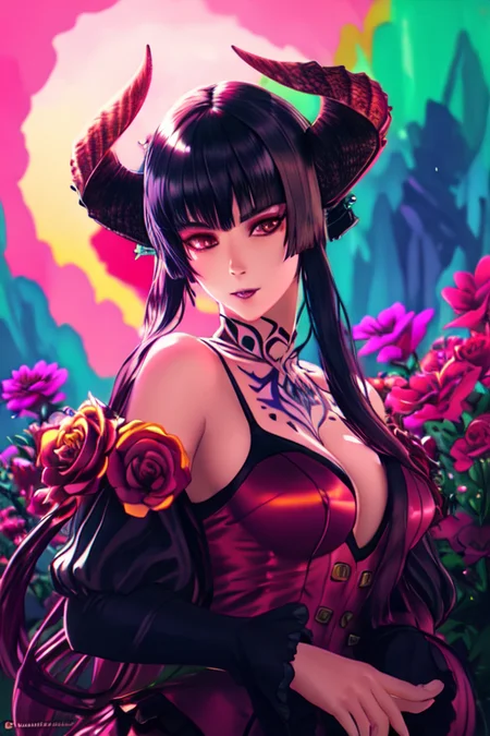 elizatkn,vaporwave aesthetic, synthwave, colorful, psychedelic, artstation, flowers, bees, ribbons, concept art, smooth, extremely sharp detail, finely tuned detail, 8 k, unreal engine 5, ultra sharp focus, illustration, art by artgerm and greg rutkowski and alphonse mucha