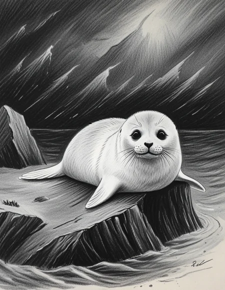 harp seal <lora:novuschroma71 style:1> novuschroma71 style charcoal drawing, <lora:sdxl_lightning_8step_lora:1>