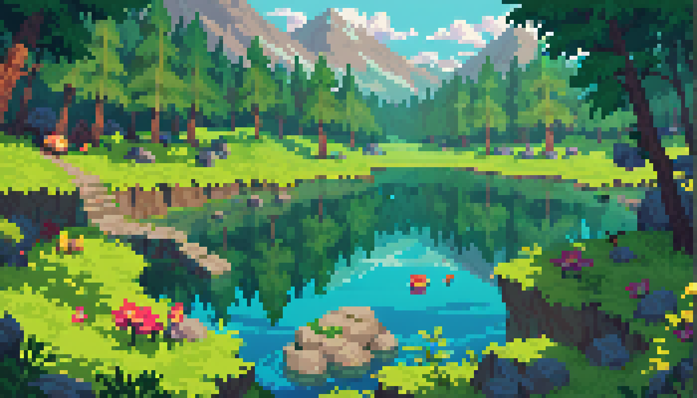 score_9, score_8_up, score_7_up, PDXL, <lora:HyperLightDrifterV1_Merged:1>, pixel art, hyperlight, hyper light drifter, 
{ floating islands, cherry trees, temple, glowing runes, dead giant creature, night, night sky|
forests, lake, mountains, detailed sun, reflections|
skyscraper, slightly overgrown, snow, night, night sky|
a walkway in the middle of cherry trees, japanese temple at the end|
city viewed from a top of a mountain, night, night sky}