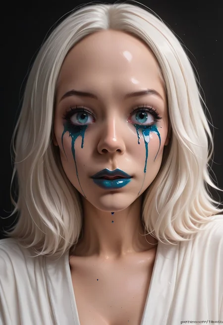 score_9, score_8_up, score_7_up, rating_safe, concept art, realistic, Fixhand.
1girl, solo, cute face, sexy face, Sexy body,
TearsMakeUp, Blue Tears