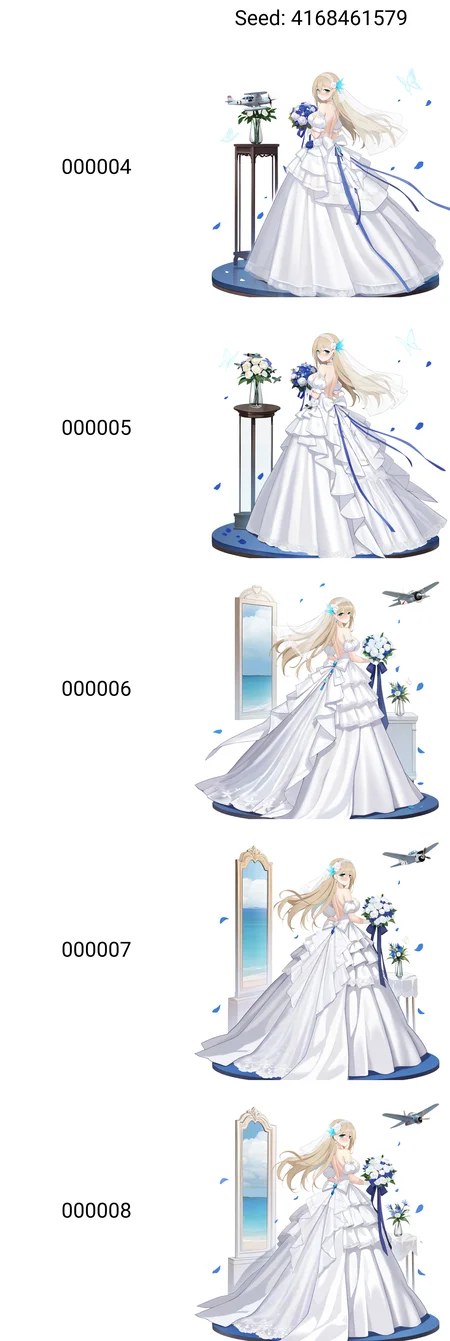lexington (cv-16) (beloved) (normal) (warship girls r),vase,photo (object),1girl,long hair,blonde hair,blue eyes,picture frame,looking at viewer,dress flower,bare shoulders,lace trim,layered dress,large breasts,white gloves,bride,looking back,strapless dress,white dress,blue feather hair ornament,wedding dress,solo,holding bouquet,long dress,gown,backless dress,blue flower,white rose,full body,ta-4j,model airplane,back bow,blue ribbon,white background,earrings,blush,ocean,lace bow,dress bow,satin dress,veil,standing,puffy detached sleeves,puffy short sleeves,official alternate costume,frilled dress,display,glass,glass vase,feather hair ornament,blue feathers,lace hairband,white hairband,daisy,hair flower,white hair flower,falling petals,lace gloves,blue gemstone,white bow,white choker,floating hair,lace applique,white applique,transparent butterfly,white butterfly,white ribbon,character:lexington (cv-16) (warship girls r),tachi-e,<lora:lexington (cv-16) (warship girls r)v1.1-000004:1>,