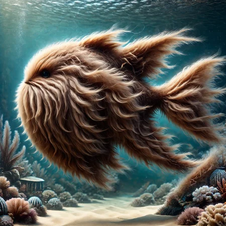cinematic still wide angle, a fish made of w00kiee hair, tropical, coral, raw photo, real . emotional, harmonious, vignette, 4k epic detailed, shot on kodak, 35mm photo, sharp focus, high budget, cinemascope, moody, epic, gorgeous, film grain, grainy, wide angle, a fish made of w00kiee hair, tropical, coral, raw photo, real, highly detailed, cinematic, futuristic, dramatic light, sharp focus, cool color, serious, determined, rich colors, artistic, fine detail, pretty, attractive, smart, full background, inspired, vibrant, amazing, symmetry, intricate, beautiful, epic, illuminated
