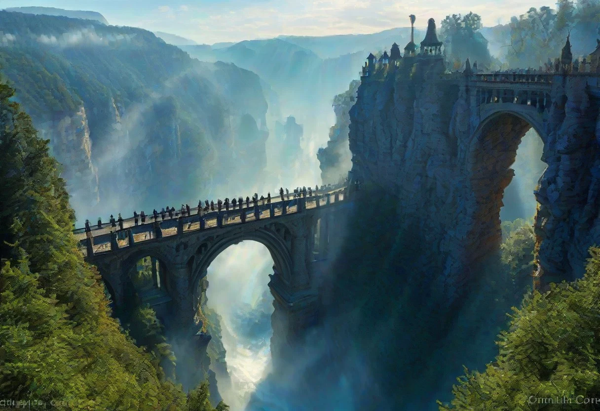 towers ringed in mist, sunrays, mixed media, surrealism, fantasy, great lighting, A surreal landscape highly detailed, extremely high-resolution details, appears trapped in an optical illusion of reflections and refractions colorful, Zhangjiajie mountains, Vienna in contemporary Austria, baroque architecture, European architecture, (stone arch bridges:1.15), winding rivers extending to the horizon, professional photography, natural lighting, volumetric lighting maximalist. vivid, vibrant colors, intricately detailed, (psychedelic colors, psychedelic lighting:1.15), complex, elegant, expansive, fantastical, film photography style, medium grain, cmnt
(8k uhd:1,4)
<lora:add-detail-xl:1>
<lora:Dynamic Poses:1>