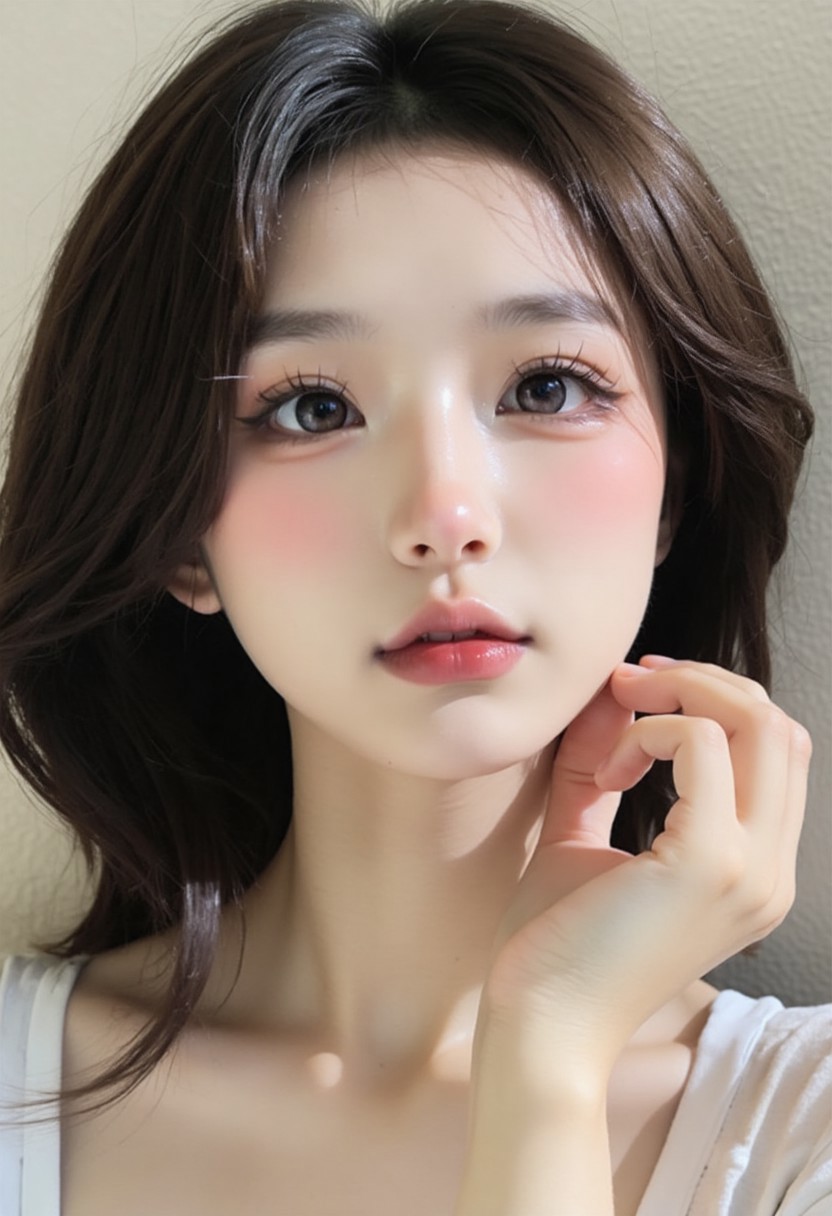 1girl, photograph, detailed skin