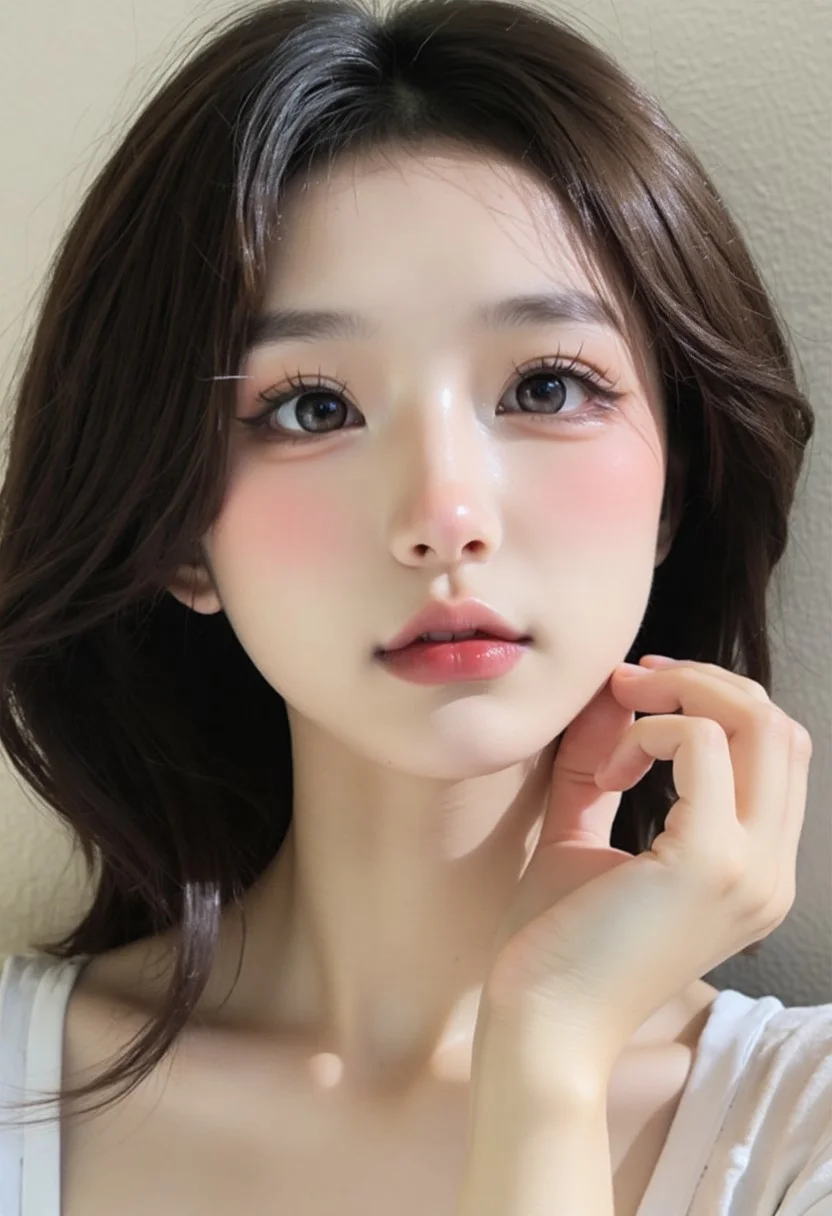 1girl, photograph, detailed skin