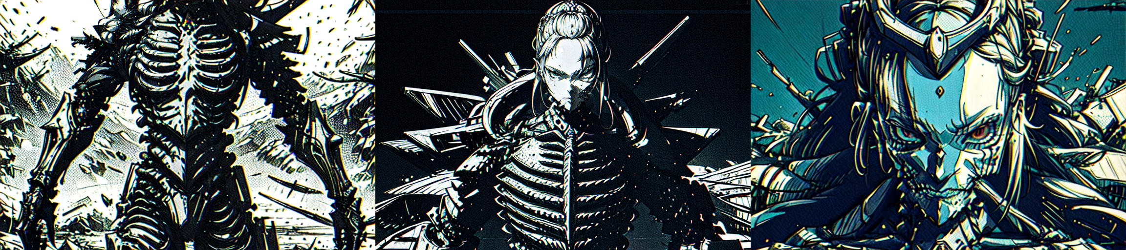 highly insanely detailed, masterpiece, top quality, best quality, highres, 4k, 8k, RAW photo, (very aesthetic, beautiful and aesthetic), 
__lazy-wildcards/cosplay-char/blame/abara-kudou_denji/prompts__, 
<lora:ABARA_KudouDenji_v1:0.7>, 
(1girl:1.3), 
solo focus, 
__lazy-wildcards/dataset/background__,âââ