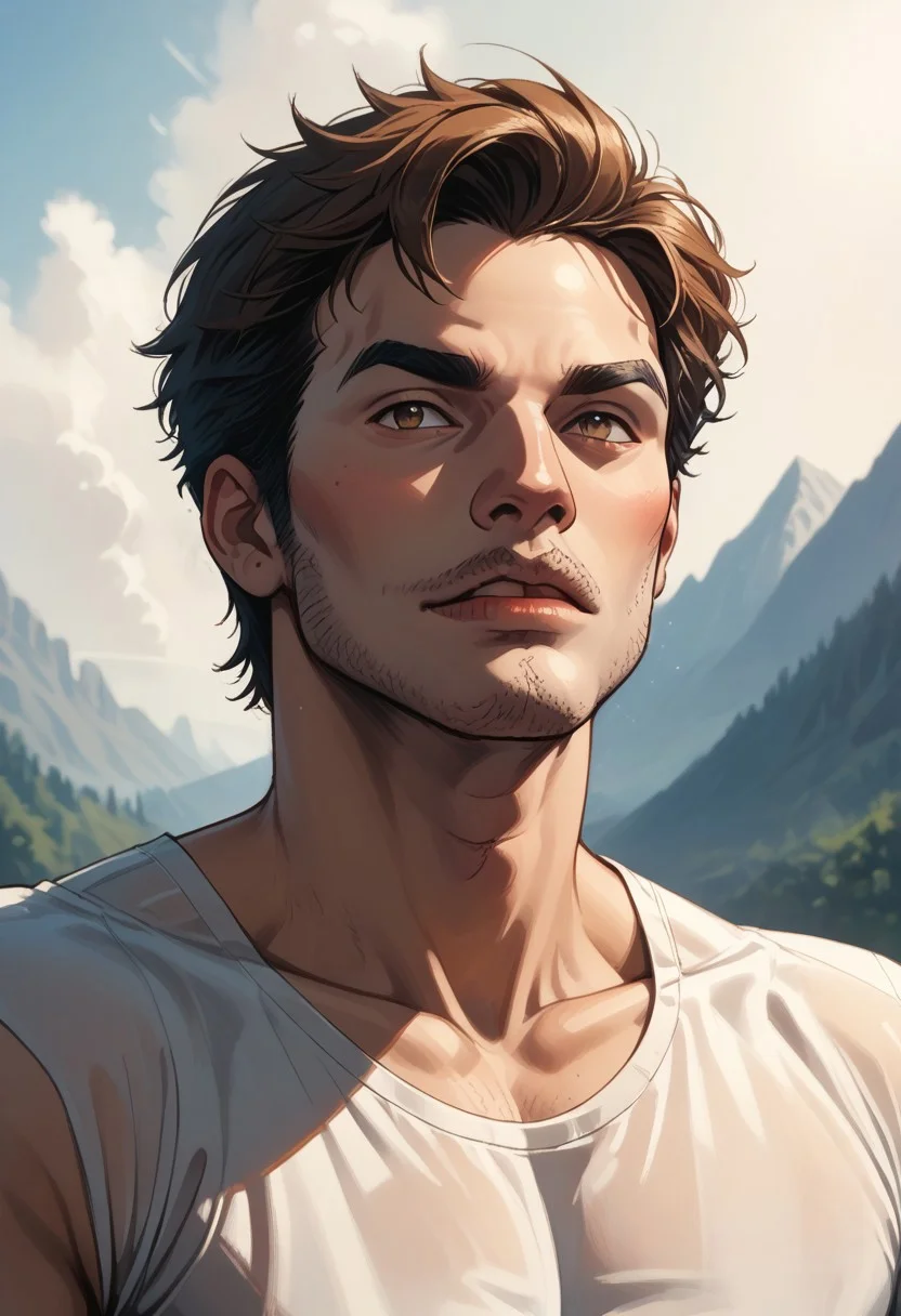 score_9, score_8_up, score_7_up, BREAK, 1 boy, manly, male focus, man,