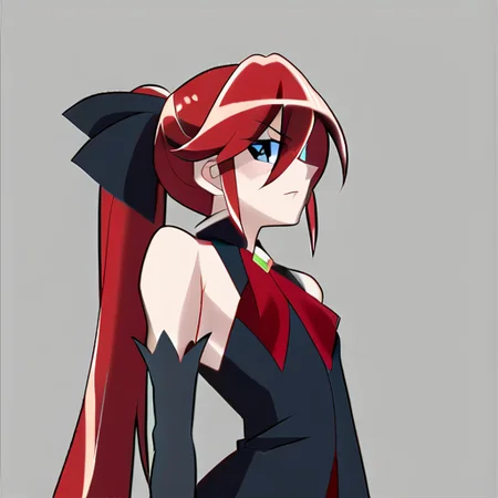 masterpiece,best quality,highly detailed,score_9,score_8_up,score_7_up,score_6_up,source anime,
BREAK,cure unlovely,red hair,long hair,ponytail,blue eyes,solo,black elbow gloves,red ribbon ,hair black ribbon,black sleeveless, dress black elbow gloves,sleeveless,female focus,
<lora:Cure_Unlovelyãã¥ã¢ã¢ã³ã©ããªã¼:1>