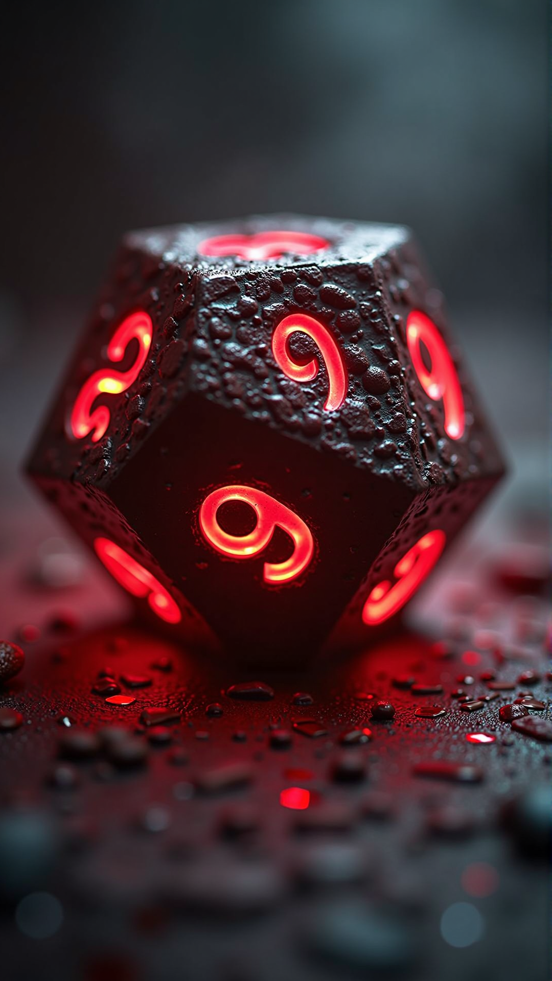 A creative picture of a KrampusStyle fate-altering dice. Dark, atmospheric and moody atmosphere. darkness, cursed, crimson
<lora:KrampusStyleFlux:__wildcards/numbers/07-09__>