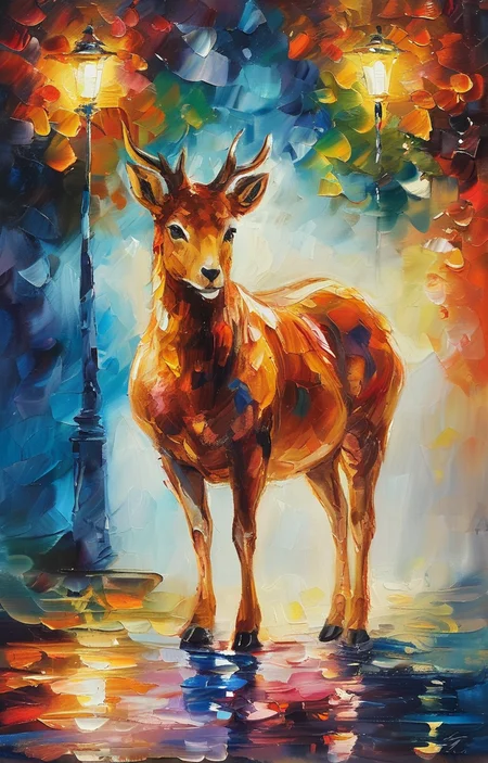 masterpiece,best quality,<lora:tbh438-sdxl:0.8>,illustration,style of Leonid Afremov
animals
