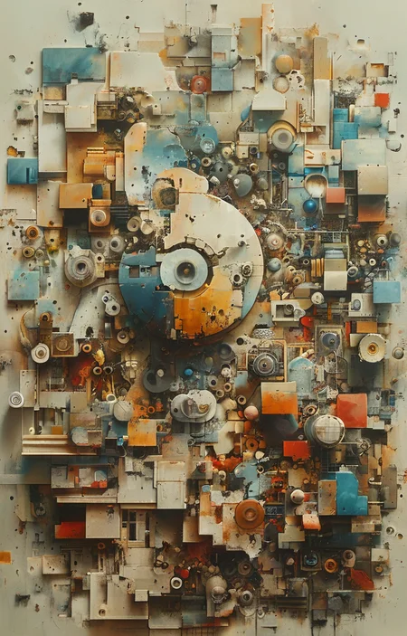 masterpiece,best quality,<lora:tbh244-sdxl:0.9>,illustration,style of Exploded assembly
portrait of family