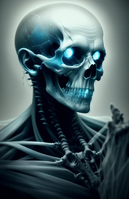 Style-Necromancy, award winning photo portrait of an ancient wight, death, dead, Style-Glass Style-Glass, (backlighting), realistic, masterpiece, highest quality, lens flare, shade, bloom, [[chromatic aberration]], by Jeremy Lipking, by Antonio J. Manzanedo, by lee jeffries nikon d850 film stock photograph 4 kodak portra 400 camera f16 lens rich colors hyper realistic lifelike texture dramatic lighting trending on artstation cinestill 800