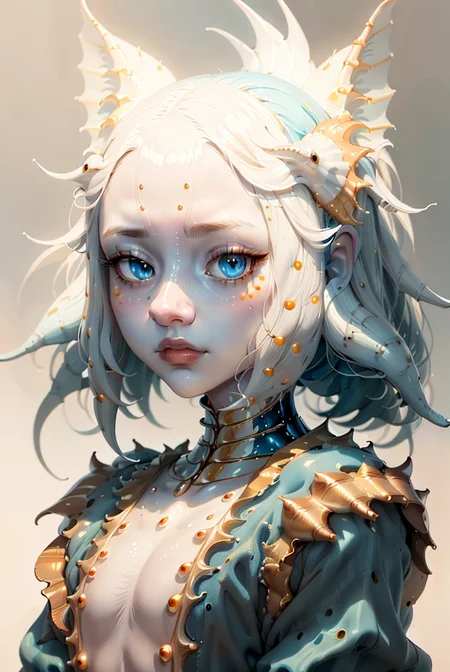 best quality, masterpiece, a portrait of a Humanoid <lora:25_preal_1v5_768_0001BD5e_NR128NA128off:0.7> mix_\(sea blue dragon\), ulzzang-6500