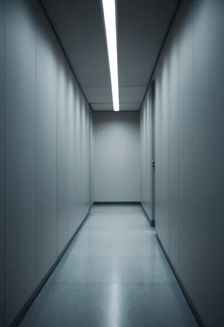 photo, realistic, (in severance, hallway:1.2), against wall, depth of field, bokeh,
In cinematic film style, rule of thirds style, sharp focus, detailed image, high quality cinematic photography, dramatic light style, cinematic background, cinematic contrast, cinematic saturation, cinematic film color style, visual artistic composition style, cinematic film style, photorealistic, shallow depth of field, vignette, highly detailed, high budget, bokeh, cinemascope, moody, epic, gorgeous, film grain, grainy <lora:severance:1>