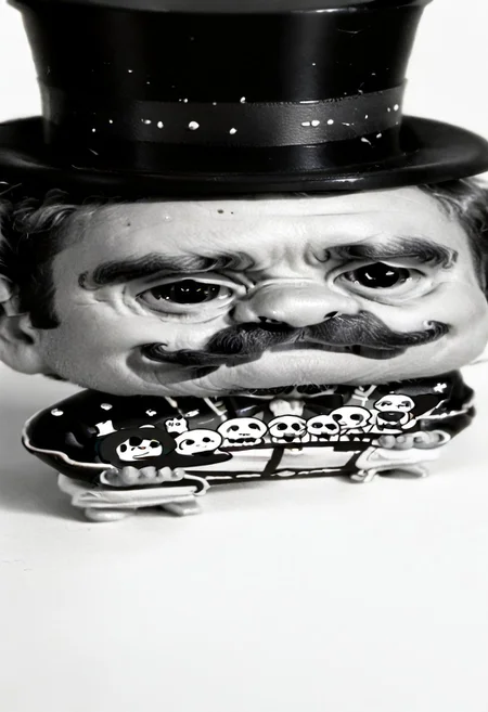 ((((((black and white,wideputinmeme))))),((small man with mustache, top hat, kenbis, chibi, chibi, male only, male, male chibi, monocle, art deco, thick mustache, comically large mustache, handlebar mustache, tiny, multiple men, shrunk, microxl, some little guys, high angle, from above)), bwMovies, realistic, photo, vintage photo, ((very small man, small man, a small man, a man who is small, a small man)), an unapologetically small human male, black and white, smiling, very happy, euphoric, ecstatic, wonderful small men, large smile, huge smile