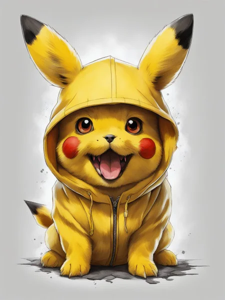 Pikachu HuWoof <lora:SDXL_HuWoof_LoRA:1>