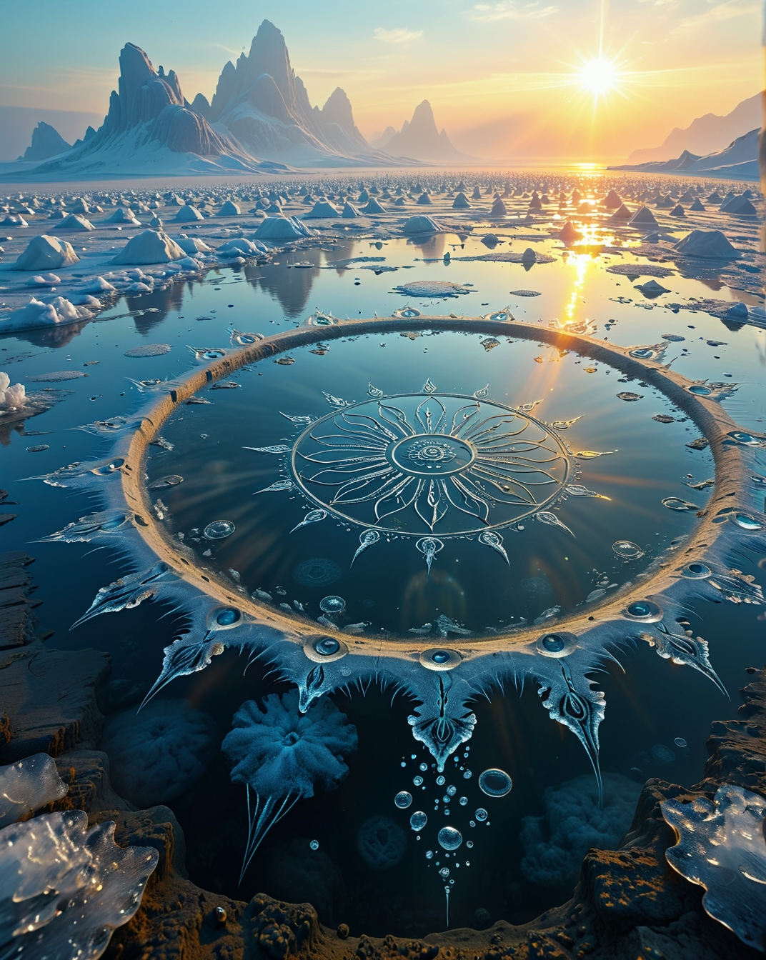 Underwater crop circles drawn by mathematical cuttlefish during Diamond rain: Sun pillars stabbing through ice-crystal fog,
<lora:extremely_detailed:0.05> extremely detailed,
<lora:Flux-XL_Scenery:0.65> flux-scenery,
<lora:add-detail-xl:0.4>,
<lora:DetailMaximizer:0.05>,
<lora:MidjourneyV6.1:0.2> midjourneyv6.1,
<lora:Dream Scenery XL:0.05> Dream Scenery,
detailxl