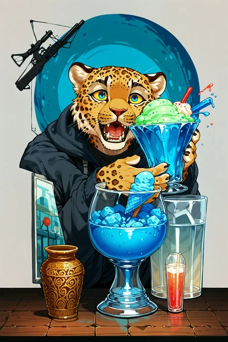 lazyup, lazympos, <lora:Stream-of-Consciousness-000008:1>, jbpsoc, pointillist paint-by-numbers on thrift store canvas + peeling acrylic, papercut,
abstract, surreal, weirdcore, stinko,
tanker, ice cream scoop, coil spring, jaguar paw, vase, rivet gun, ​​​,​​​